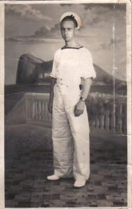 Alfred Key as a young seaman. Photo by Helen Steel