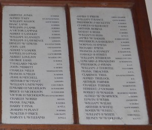 All Saints Memorial J-W