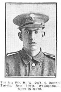 Day H W Grenadier Guards 6 Queens Terrace Rose Street Wokingham KIA