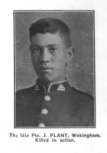 James Plant was a part of the 1st Battalion Royal Berks, which had been decimated by early 1915.