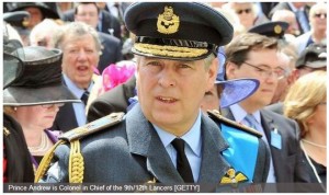 Prince Andrew as Commander in Chief of the 9th Lancers attended a service in memory of Europe's last Charge
